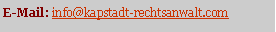 Textfeld: E-Mail: info@kapstadt-rechtsanwalt.com